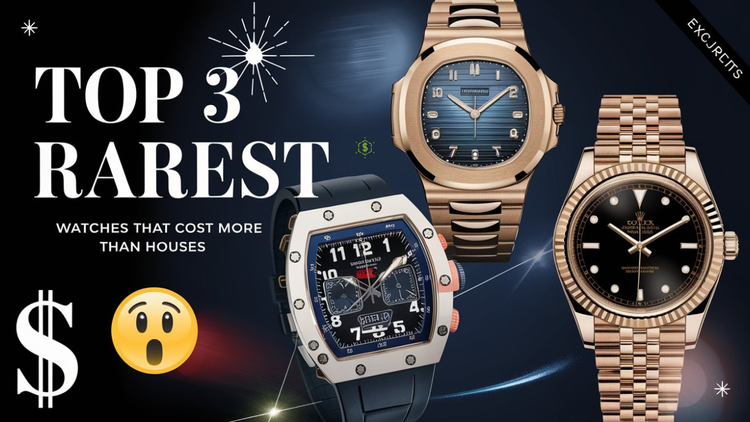 Top 3 Rarest Watches on the Planet! 🌍⏱️