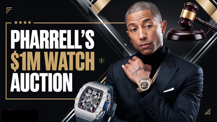 Pharrell Williams Is Auctioning Off a Signed Richard Mille Watch: Here’s Everything You Need to Know