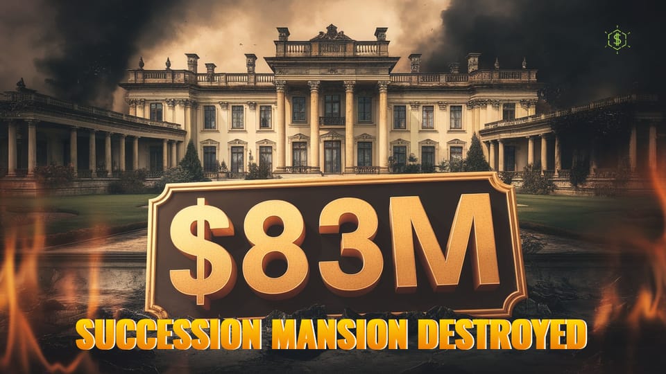 $83M 'Succession' Mansion Destroyed: Inside the Most Expensive Palisades Property Loss in History 🏰🔥