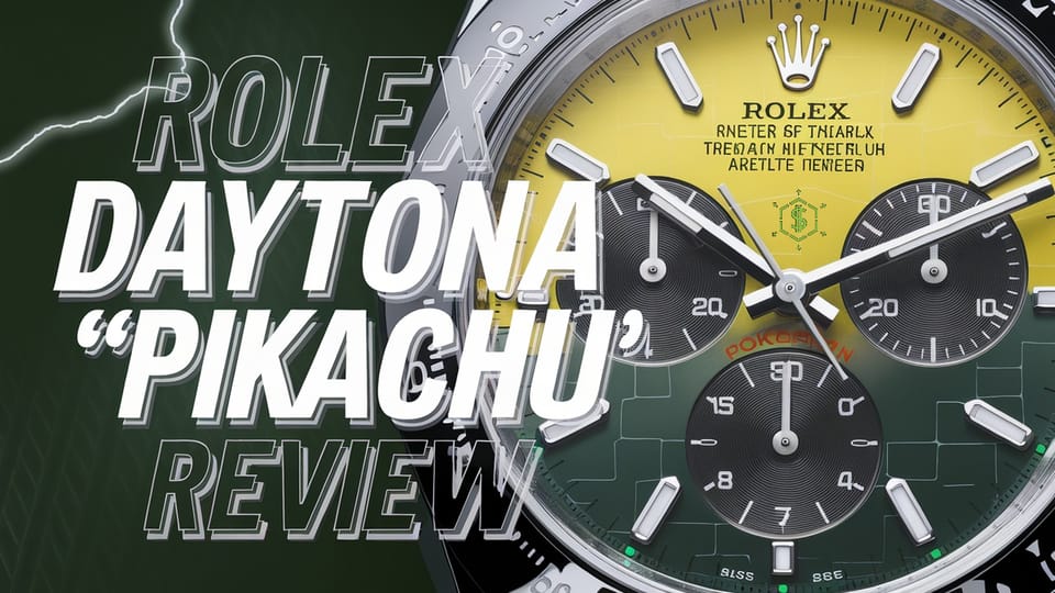 The Ultimate Guide to Rolex Daytona 'Pikachu': A $500,000+ Pokémon-Inspired Luxury Watch Phenomenon 🎯⚡