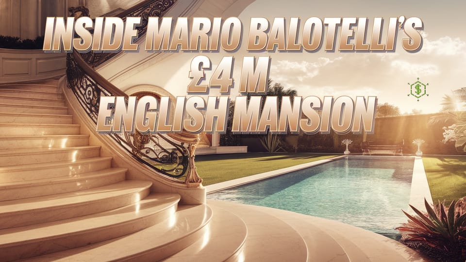 Inside Mario Balotelli's £4M Luxury Mansion: A Peek into the Football Star's Lavish Chester Lifestyle 🏰