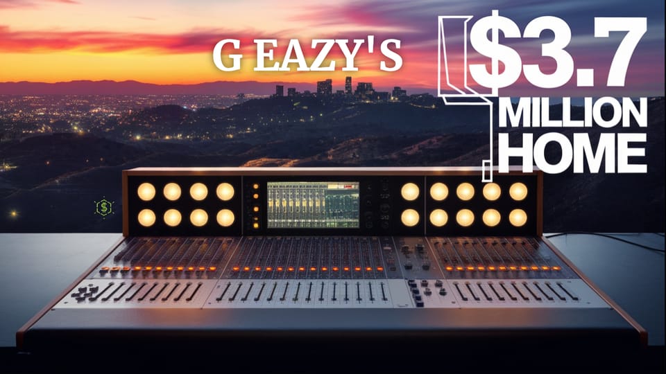 Inside G-Eazy's Stunning $3.7 Million Hollywood Hills Mansion: A Luxury Home with a Professional Recording Studio