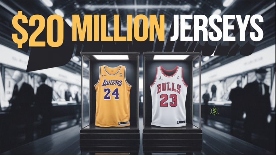 Rare Michael Jordan, Kobe Bryant Rookie Jerseys Set to Break Records with $20 Million Expected Auction Price 🏀💰